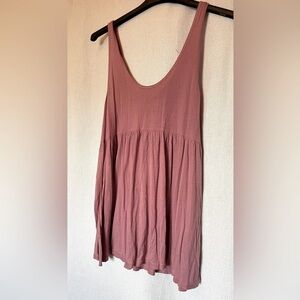 Dusty rose top /beach cover up